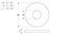 Mudguard Washer - NYLN - M3x9x0.8 (Box=200)