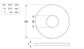 Mudguard Washer - NYLN BLK - M20x60x22 (Box=100)