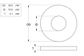 Flat Rnd Washer - NYLN BLK - M10x20x2 (Box=100)