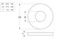 Flat Rnd Washer - NYLN BLK - M16x30x3 (Box=100)