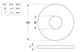 Mudguard Washer - NYLN BLK - M5x15x1.2 (Box=200)