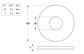 Mudguard Washer - NYLN BLK - M8x24x2 (Box=200)