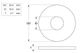 Mudguard Washer - NYLN BLK - M10x30x2.5 (Box=100)