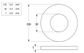 Flat Rnd Washer - 304 SS - M4x9.0x0.8 (Box=2000)