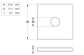 Square Washer - 316 SS - M10x50x6 (Box=100)