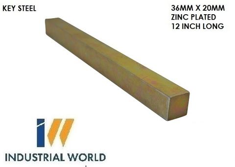 Key Steel 36mm x 20mm