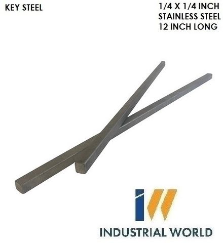 Key Steel 1/4 x 1/4 Inch