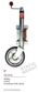 8inch Jockey Wheel Swivel U Bolt Clamp 350kg
