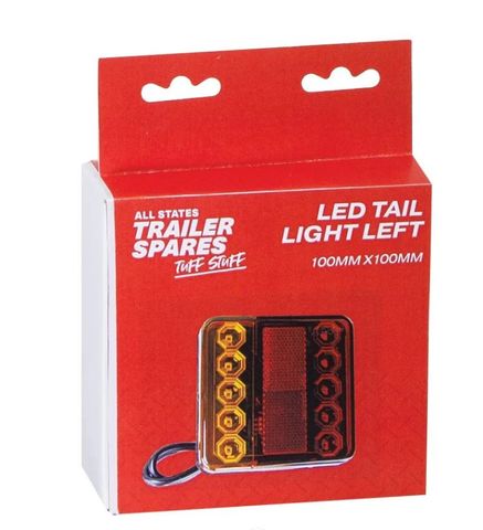 LED Left Tail Light 100mm x 100mm