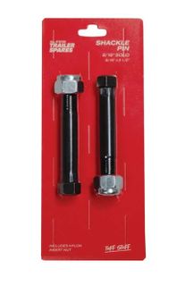 Shackle Pin 9/16x3.5inch Solid UNF with Nut (2 per