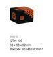 Button Head Cap Screw - ZP - M5 x 20 (Box=100)
