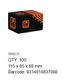 Button Head Cap Screw - ZP - M6 x 45 (Box=100)