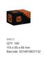 Button Head Cap Screw - ZP - M8 x 20 (Box=100)