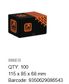 Button Head Cap Screw - ZP - M8 x 10 (Box=100)