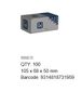 Flat Rnd Washer - 304 SS - 1/4x1x16g (Box=100)