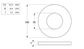 Flat Rnd Washer - 304 SS - M8x16.0x1.2 (Box=100)