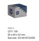 Spring Washer Flat 304 SS M12x21.1x2.5 (Box=100)