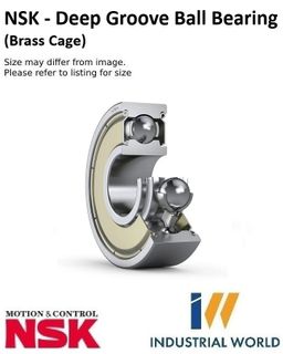 NSK - Deep Groove Ball Bearing Brass Cage
