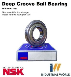 NSK - Deep Groove Ball Bearing with Snap Ring