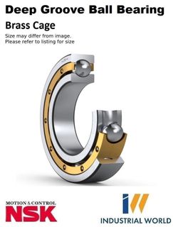 NSK - Deep Groove Ball Bearing Brass Cage
