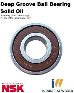 NSK - Solid Oil Deep Groove Ball Bearing