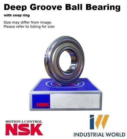 NSK - Deep Groove Ball Bearing with Snap Ring