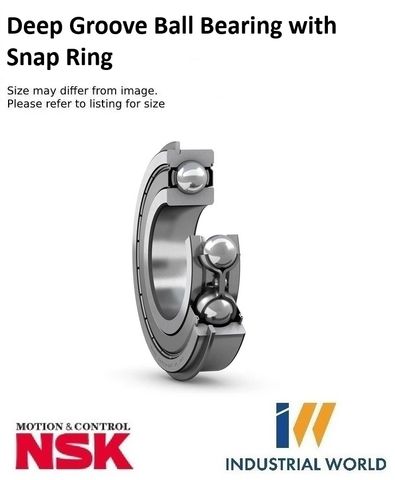 NSK - Deep Groove Ball Bearing with Snap Ring