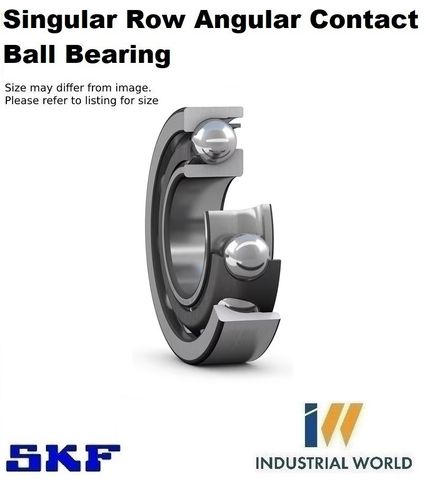 SKF - Angular Contact Ball Bearing Steel Cage