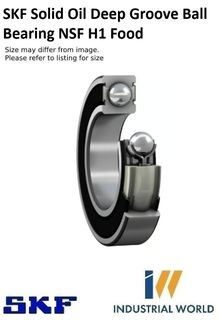 SKF Solid Oil Deep Groove Ball Bearing NSF H1 Food