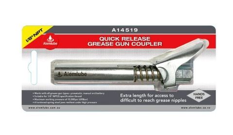 Alemlube - Quick Release Grease Gun Coupler