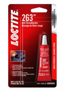 Loctite - 263 Threadlocker High Strength Red 10ml