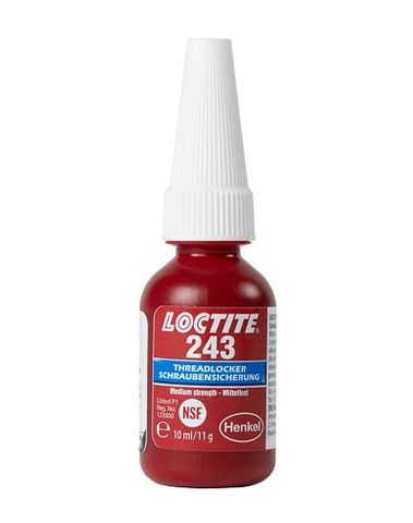 Loctite - 243 Threadlocker Med Strength Blue 10ml