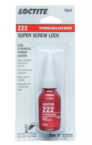 Loctite - 222 Threadlocker Low Strength Purple