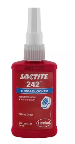 Loctite - 242 Threadlocker Med Strength Blue 50ml