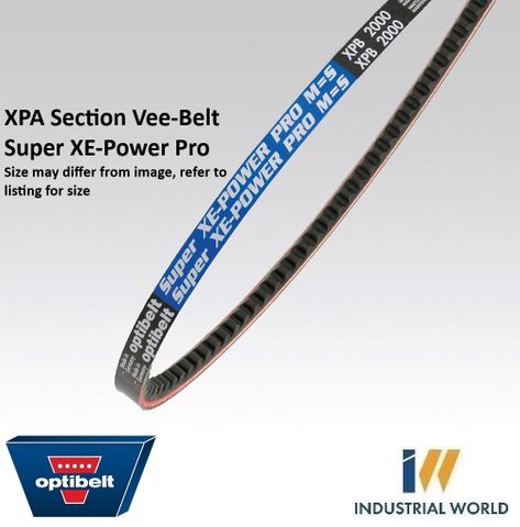 XPA Section Raw edge Belt, cogged Optibelt