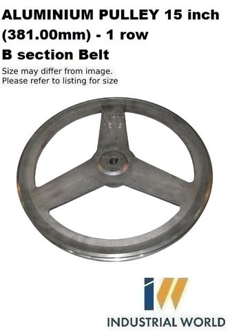 ALUMINIUM PULLEY 15 inch (381.00mm) - 1 row