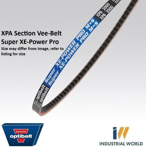 XPA Section Raw edge Belt, cogged Optibelt