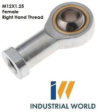 FEMALE METRIC RIGHT HAND ROD END M12X1.25