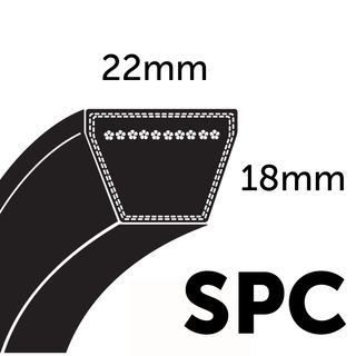 SPC SECTION ECONOMY WRAPPED VEE-BELT