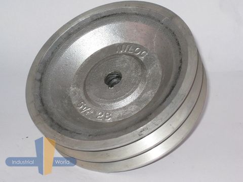 ALUMINIUM PULLEY 5-1/2 inch (139.70mm) - 2 row