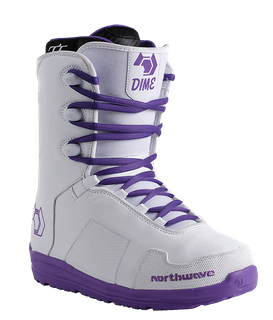 NORTHWAVE DIME 2017 WOMENS SNOWBOARD BOOTS - WHITE - SIZE 24.5