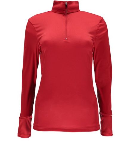 SPYDER TURBO T-NECK WOMENS TOP - RED - SIZE M