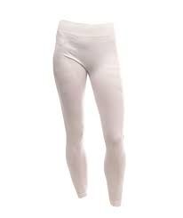 SPYDER RUNNER WOMENS THERMAL COMPRESSION PANTS - WHITE/WHITE - SIZE M/L