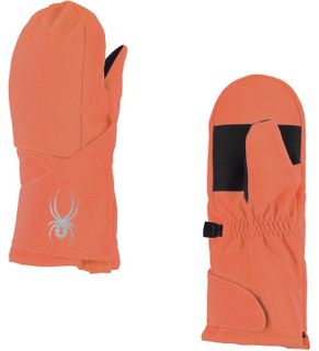 SPYDER BITSY CUBBY GIRLS MITTENS - CORAL - SIZE S