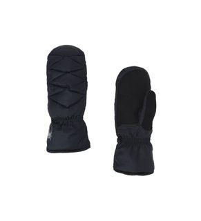 SPYDER CANDY DOWN WOMENS MITTENS - BLACK/BLACK - SIZE S