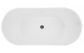 Viva 1700x800x720 Gloss White High Back Bathtub OF