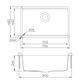 Granite Sink 755x480 White