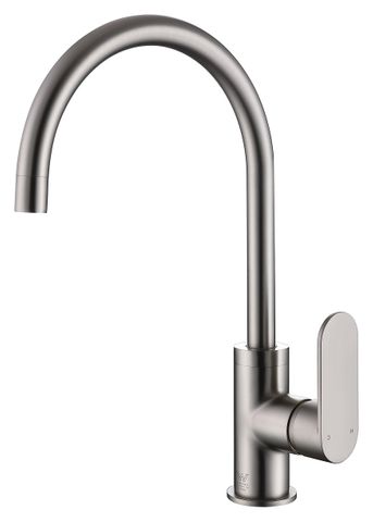Vetto Lead Free Tall Basin Mixer Brushed Nickel