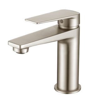 Zevio Lead Free Basin Mixer Brushed Nickel