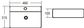 CUBO Wall Hung 460x315x105 Basin